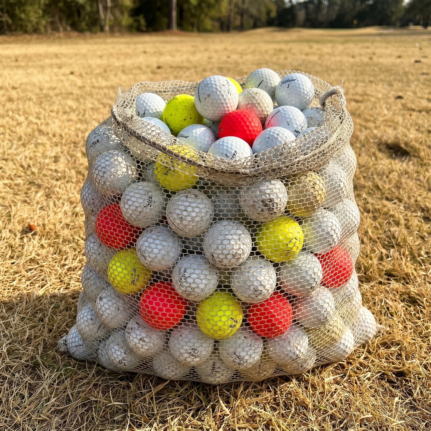 Paddock Hit-Away Practice Recycled Golf Balls - 100 Pack