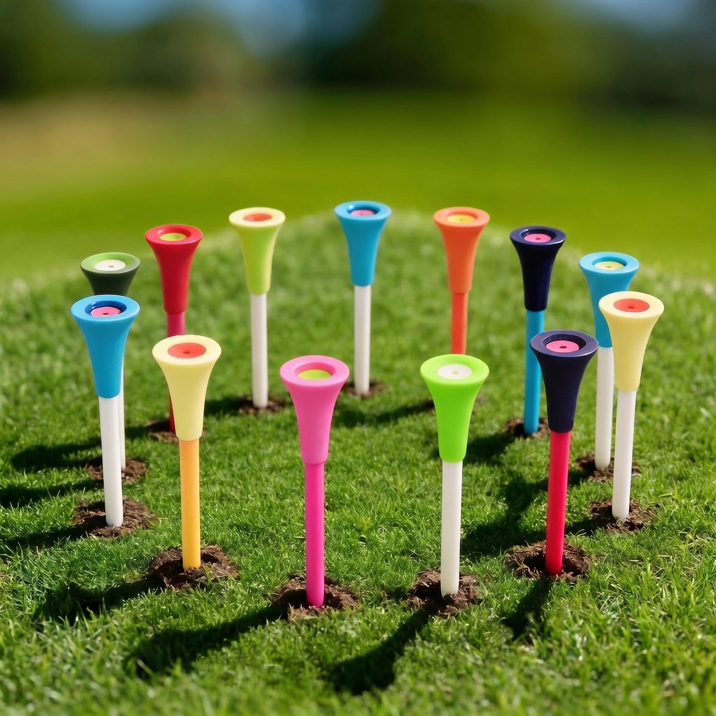 Rubber Top Tees - 50 Pack - Brand New